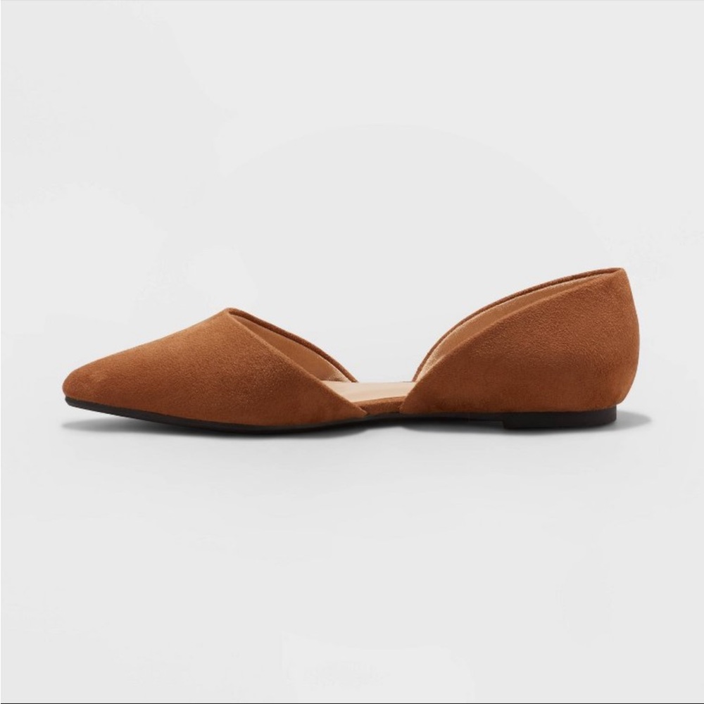 Ballet flats with memory foam insoles
